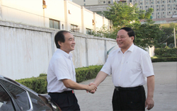 省经信委领导莅临山东中煤考察