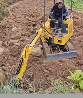 17小型挖掘机农用挖掘