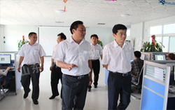 热烈欢迎济宁市建设银行领导莅临中煤工矿集团参观指导